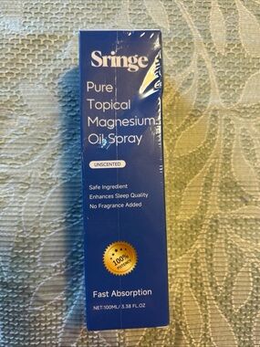Pure Topical Magnesium Oil Spray - Unscented Blue